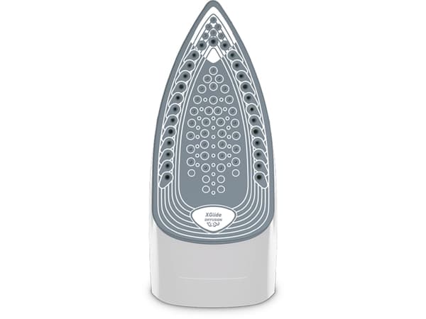 Tefal Express Steam FV2835E0, Torr & Ångstrykjärn, Strykjärnssula Cerilium, 1,9 m, 160 g/min, Lila, Vit, 35 g/min