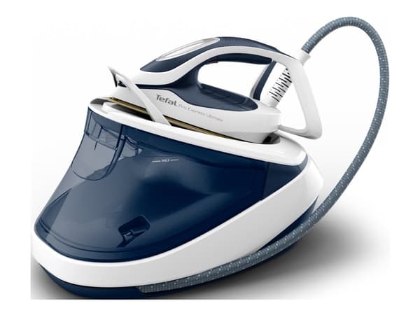 Tefal Pro Express Ultimate II GV9712E0, 3000 W, 590 g/min, Durilium AirGlide soleplate, 7,7 Bar, 1,2 l, 160 g/min
