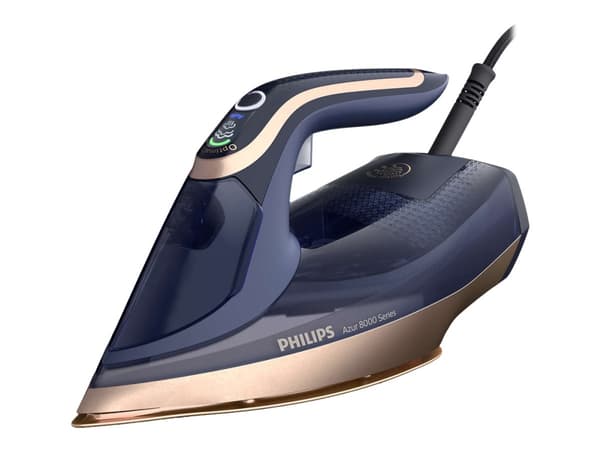 Philips Azur 8000 Series DST8050 - Ångstrykjärn med automatisk avstängning - sula SteamGlide Elite - 3000 W - mörkblå