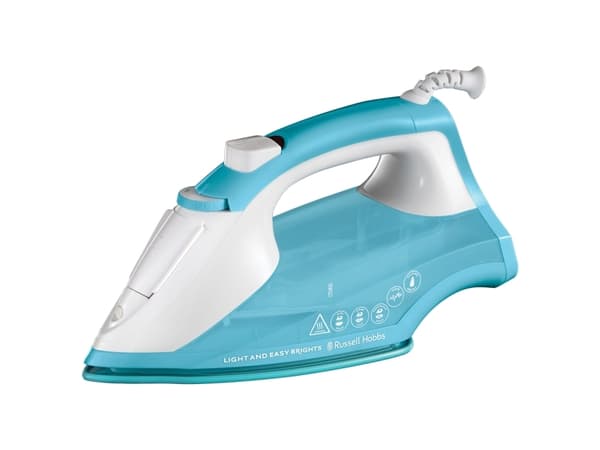 Russell Hobbs 26482-56, Höyrysilitysrauta, Keraaminen pohjalevy, 2 m, 115 g/min, Sininen, Valkoinen, 35 g/min