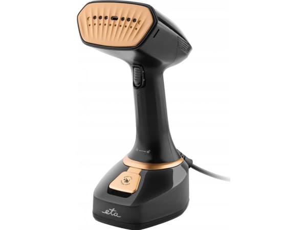 ETA Stephany 3270 90000 - Handhållen textilångapparat med automatisk avstängning - sula keramik - 1400 W - black/golden