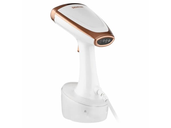 Sencor SSI 0860GD, Höyrysilitysrauta, Keraaminen pohjalevy, 25 g/min, Kulta, Valkoinen, 35 g/min, 0,32 L