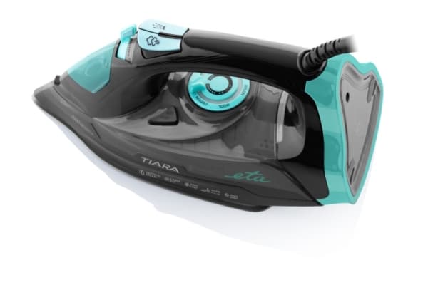 ETA Tiara II 3269 90000 - Ångstrykjärn med automatisk avstängning - sula Eloxium - 2600 W - svart
