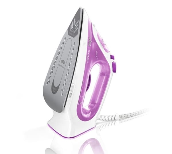 Braun TexStyle 3 SI 3030 PU - Ångstrykjärn - sula FreeGlide 3D SuperCeramic - 2300 W - rosa