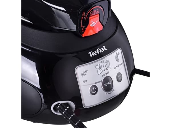 Tefal SV806, 450 g/min, Durilium AirGlide Autoclean soleplate, 6,8 stang, 1,8 l, 130 g/min, Sort, Sølv