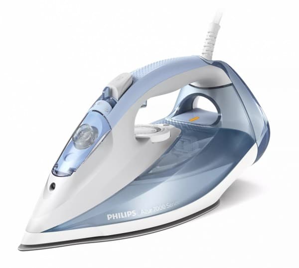 Philips 7000 series DST7011/20, Höyrysilitysrauta, SteamGlide Plus -pohjalevy, 2 m, 220 g/min, Sininen, Harmaa, 45 g/min