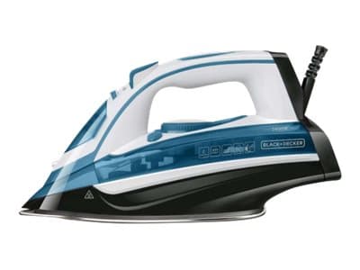 BLACK+DECKER BXIR2402E - Ångstrykjärn - sula rostfritt stål - 2400 W