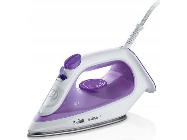 BRAUN TexStyle 1 dampstrykejern SI 1080 VI, fiolett/hvit