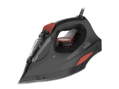 Black & Decker BXIR3000E, Höyrysilitysrauta, Keraaminen pohjalevy, 2 m, 200 g/min, Musta, Oranssi, 45 g/min