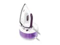 Miniatyrbild 3 av 5: Braun CareStyle Compact IS 2144 - Strykjärn med separat ånggenerator med automatisk avstängning - sula EloxalPlus FreeGlide 3D - 2400 W - vit/lila