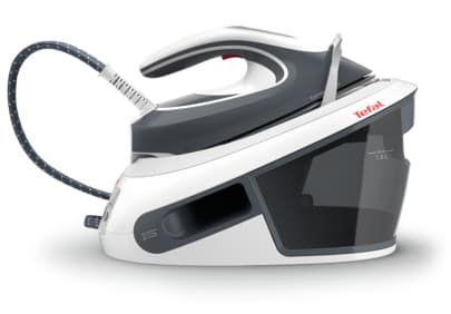Tefal SV8020E1, 450 g/min, Durilium AirGlide soleplate, 1,8 L, 120 g/min, Harmaa, Valkoinen, irrotettava