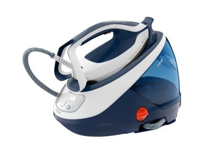 Tefal Pro Express Protect GV9221 - Strykjärn med separat ånggenerator med automatisk avstängning - sula Durilium AirGlide Autoclean - 2600 W - vit /