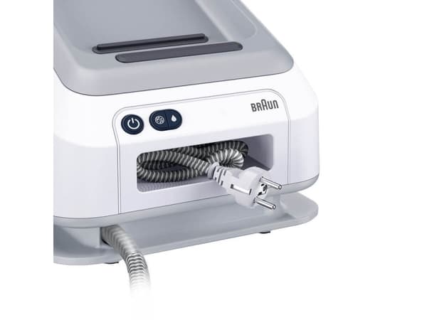 Braun CareStyle 7 IS 7262 - Strykjärn med separat ånggenerator med automatisk avstängning - sula EloxalPlus FreeGlide 3D - 2700 W - vit / grå