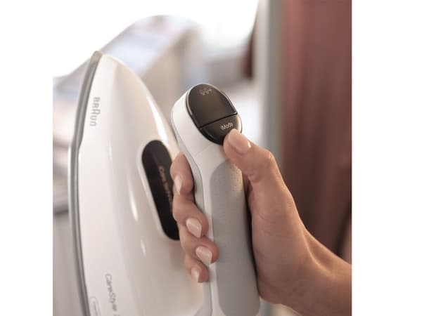 Braun CareStyle 7 IS 7262 - Strykjärn med separat ånggenerator med automatisk avstängning - sula EloxalPlus FreeGlide 3D - 2700 W - vit / grå
