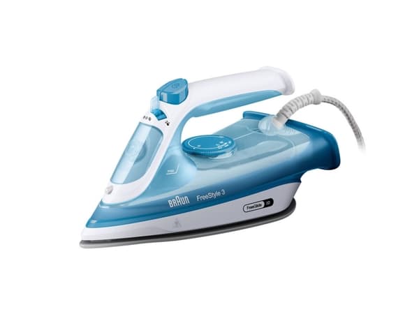 Braun FI 3144 BL, Torr & Ångstrykjärn, Keramisk stryksula, 2 m, 170 g/min, Blå, 45 g/min