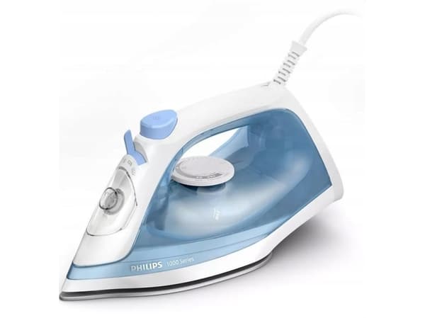 Philips 1000 series DST1030/20, Höyrysilitysrauta, Tarttumaton pohjalevy, 1,6 m, 90 g/min, Sininen, Valkoinen, 20 g/min