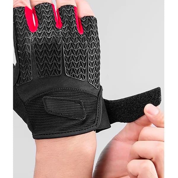 Rockbros Cykel Handskar Med Gel Inserts S169BR S - Svart/Röd