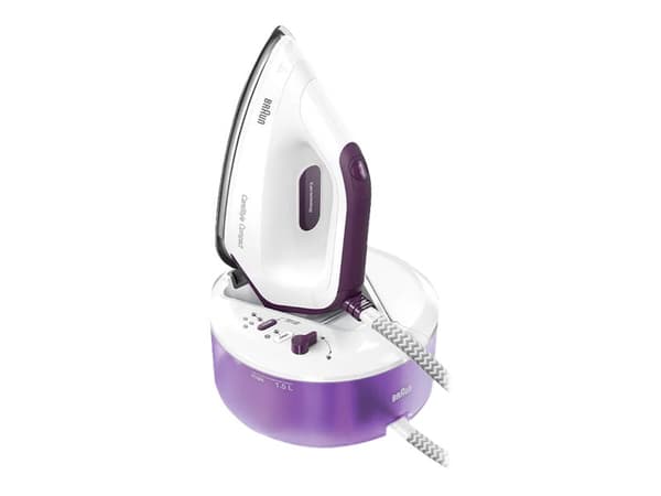Braun CareStyle Compact IS 2144 VI, 2400 W, 440 g/min, 6 Bar, 1,5 l, Lila, Vit, 1,8 m