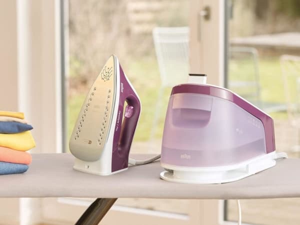 Braun CareStyle 1 Pro IS 1514 - Dampstrykejern med automatisk slukking - såleplate: FreeGlide 3D SuperCeramic - 2200 W - fiolett