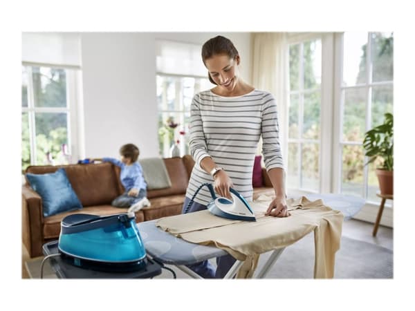 Philips PerfectCare Compact GC7840 Ångstrykjärn 2400W Blåvit