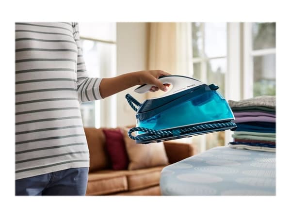 Philips PerfectCare Compact GC7840 Ångstrykjärn 2400W Blåvit