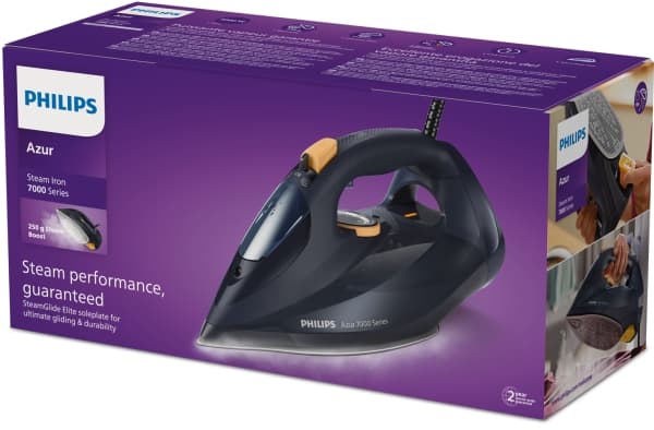 Höyrysilitysrauta sininen/keltainen 7000-sarjan HV DST7060/21