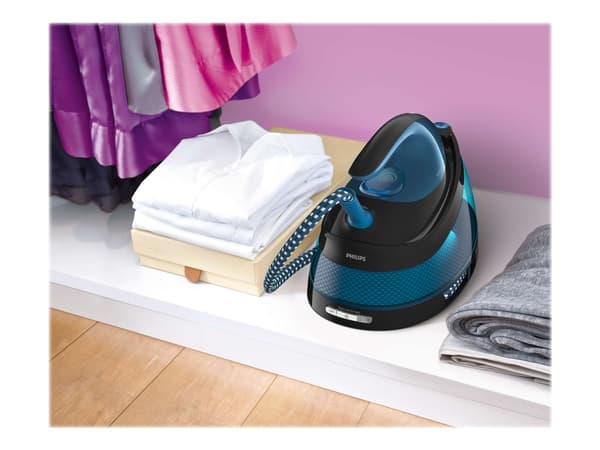 Philips PerfectCare Compact GC7846 - Dampstrykejern med automatisk slukking - såleplate: SteamGlide Plus - 2400 W
