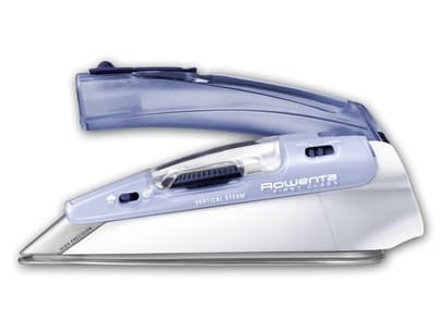 Rowenta First Class, Höyrysilitysrauta, Microsteam 200 -pohjalevy, 2 m, 45 g/min, Sininen, Valkoinen, 10 g/min