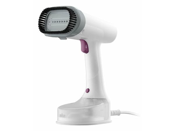 Braun QuickStyle 5 GS 5011, Handhållen klädångare, 0,15 l, 0,75 min, Violett, Vit, Knappar, Handströmbrytare