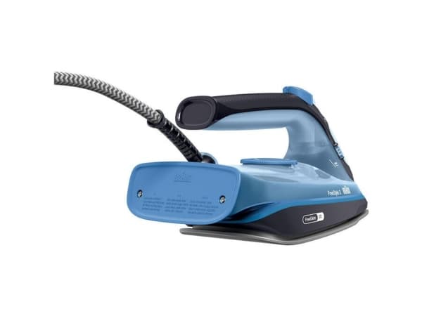Braun FI3194BK, Dampstrykejern, Keramisk strykesåle, 2 m, 200 g/min, Sort, Blå, 45 g/min