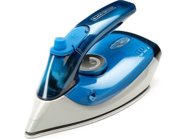 Black&amp;Decker matkasilitysrauta Black+Decker BXIR1000E (1000W; sininen/hopea)