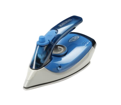 Black&amp;Decker matkasilitysrauta Black+Decker BXIR1000E (1000W; sininen/hopea)
