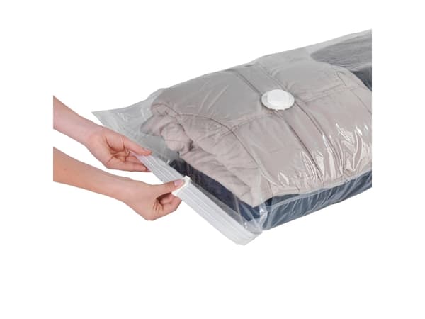 WENKO 52630100, Myk klesoppbevaringsbag, Gjennomsiktig, Plast, 90 cm, 55 cm, 90 cm