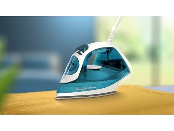 Philips 2000 series DST2020/90, Ångstrykjärn, Keramisk stryksula, 1,9 m, 110 g/min, Aqua, 25 g/min
