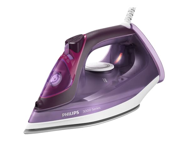 Philips 3000 series DST3041/30, Höyrysilitysrauta, Keraaminen pohjalevy, 1,9 m, 200 g/min, Violetti, 40 g/min