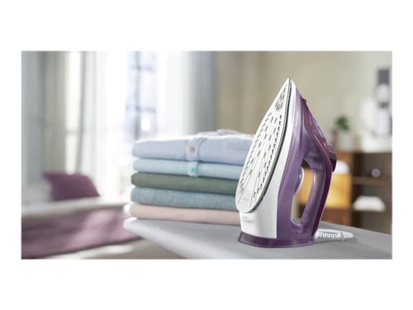 Philips 3000 series DST3041/30, Höyrysilitysrauta, Keraaminen pohjalevy, 1,9 m, 200 g/min, Violetti, 40 g/min