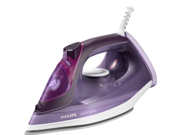 Philips 3000 series DST3041/30, Höyrysilitysrauta, Keraaminen pohjalevy, 1,9 m, 200 g/min, Violetti, 40 g/min