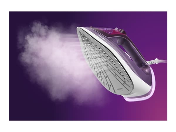 Philips 3000 series DST3041/30, Höyrysilitysrauta, Keraaminen pohjalevy, 1,9 m, 200 g/min, Violetti, 40 g/min