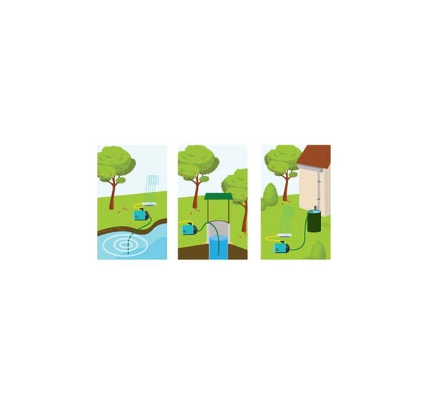 AQUATIC PLUS Sugeslangesett 4 m - SVART