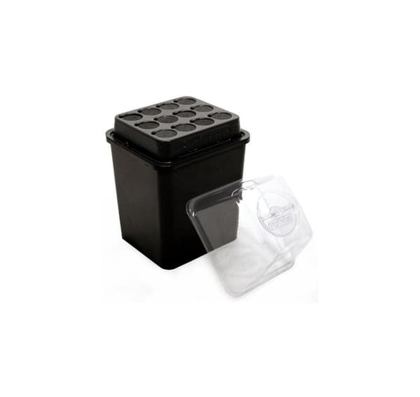 Aeroponics for stiklinger/kloner Platinium Super Cloner 12 med kuppel