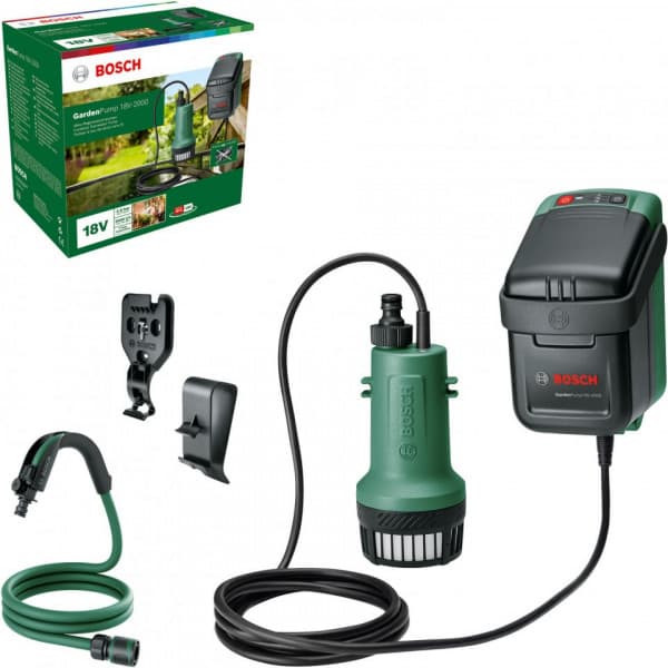Bosch GardenPump 18V-2000 Solo -batteridriven vattenpump