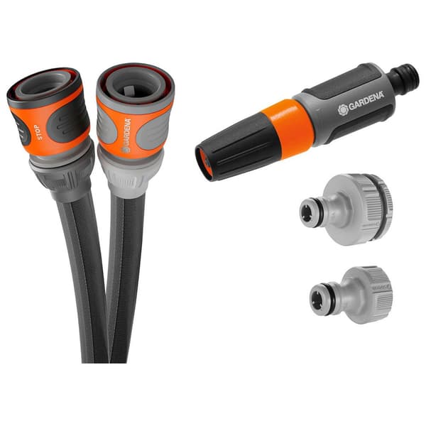 Gardena Puutarhaletku Kit Hose Liano Life Set 30 M Hopeinen