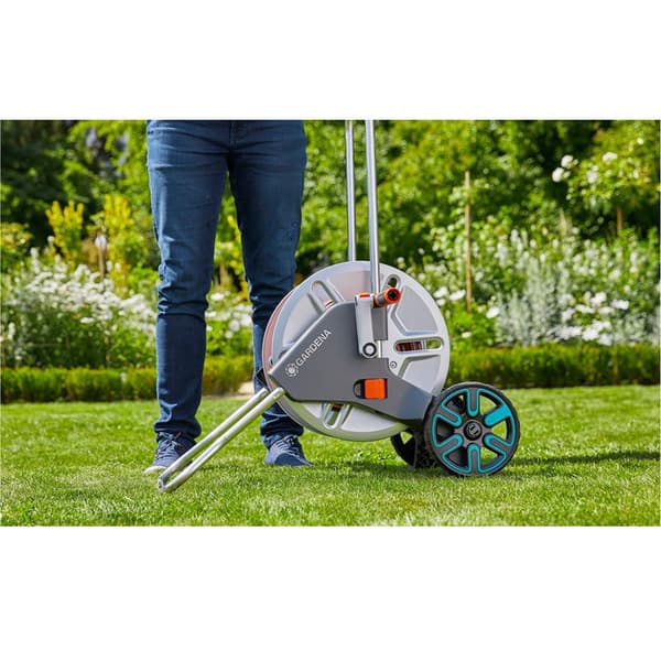 Gardena Cleverroll M Metal Hopeinen