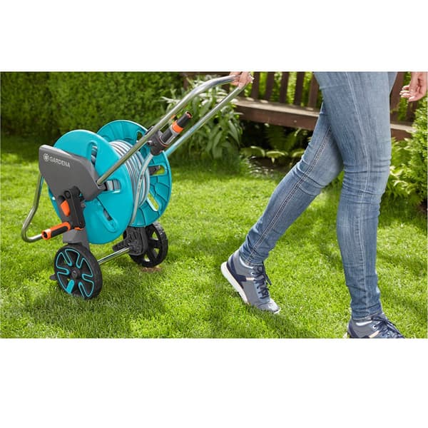 Gardena Cleverroll M With 20 M Hose And Accessories Blå,Sort