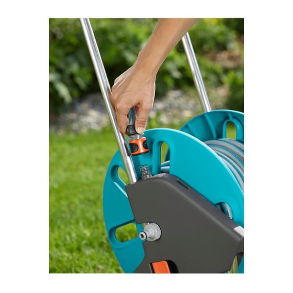 Gardena Cleverroll M With 20 M Hose And Accessories Blå,Sort