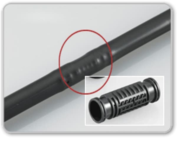 Droppslang 16 / 1,0mm / 40cm / 1,6l/h / 100m VATTENMILKE DROPPE