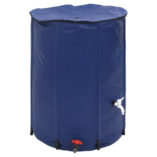 vidaXL Vanntank med kran sammenleggbar 750 L PVC
