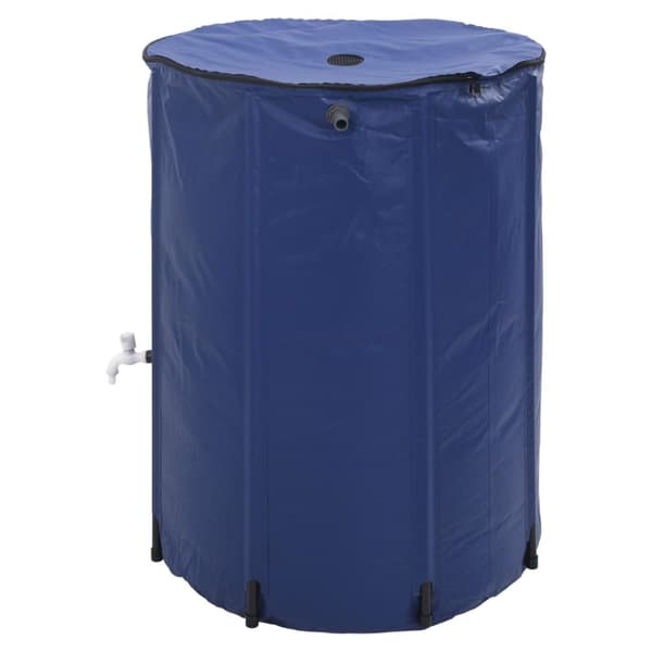 vidaXL Vanntank med kran sammenleggbar 750 L PVC