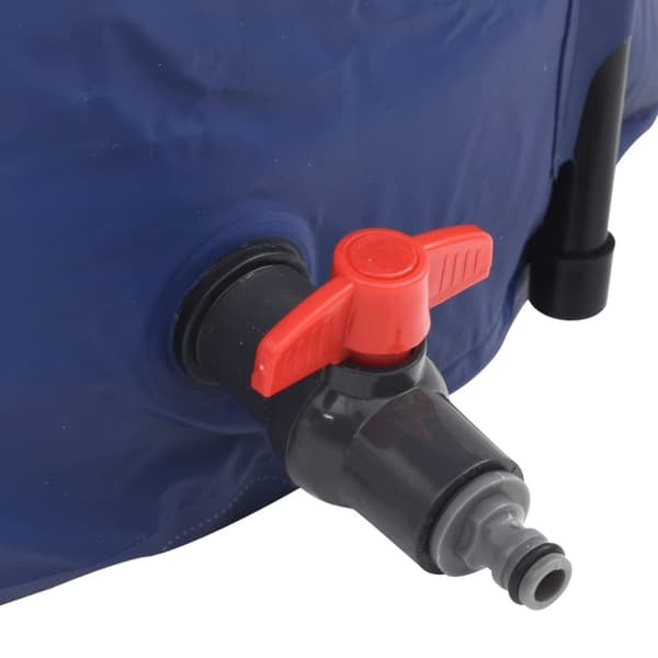 vidaXL Vanntank med kran sammenleggbar 750 L PVC