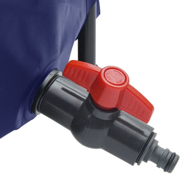 vidaXL Vanntank med kran sammenleggbar 750 L PVC